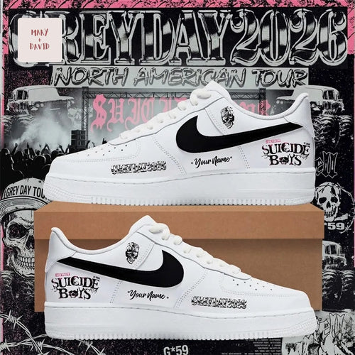 Suicideboys Greyday 2026 North American Tour Personalized Air Force 1