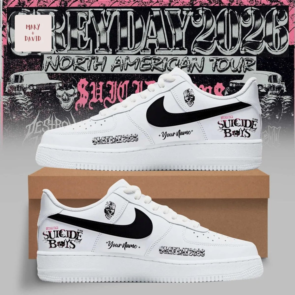 Suicideboys Greyday 2026 North American Tour Personalized Air Force 1