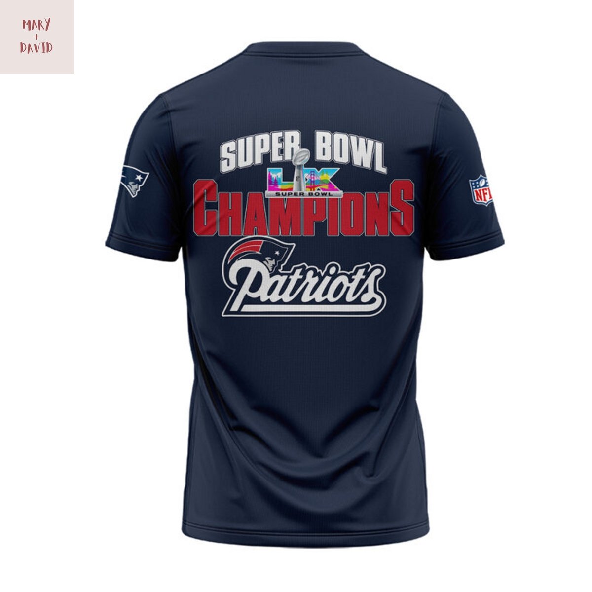 Super Bowl LX New England Patriots 3D T-Shirt