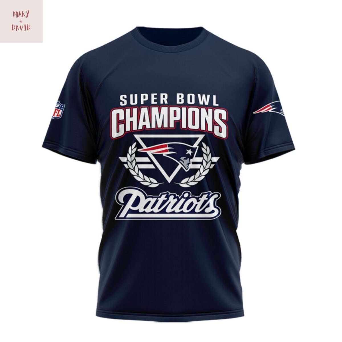Super Bowl LX New England Patriots 3D T-Shirt