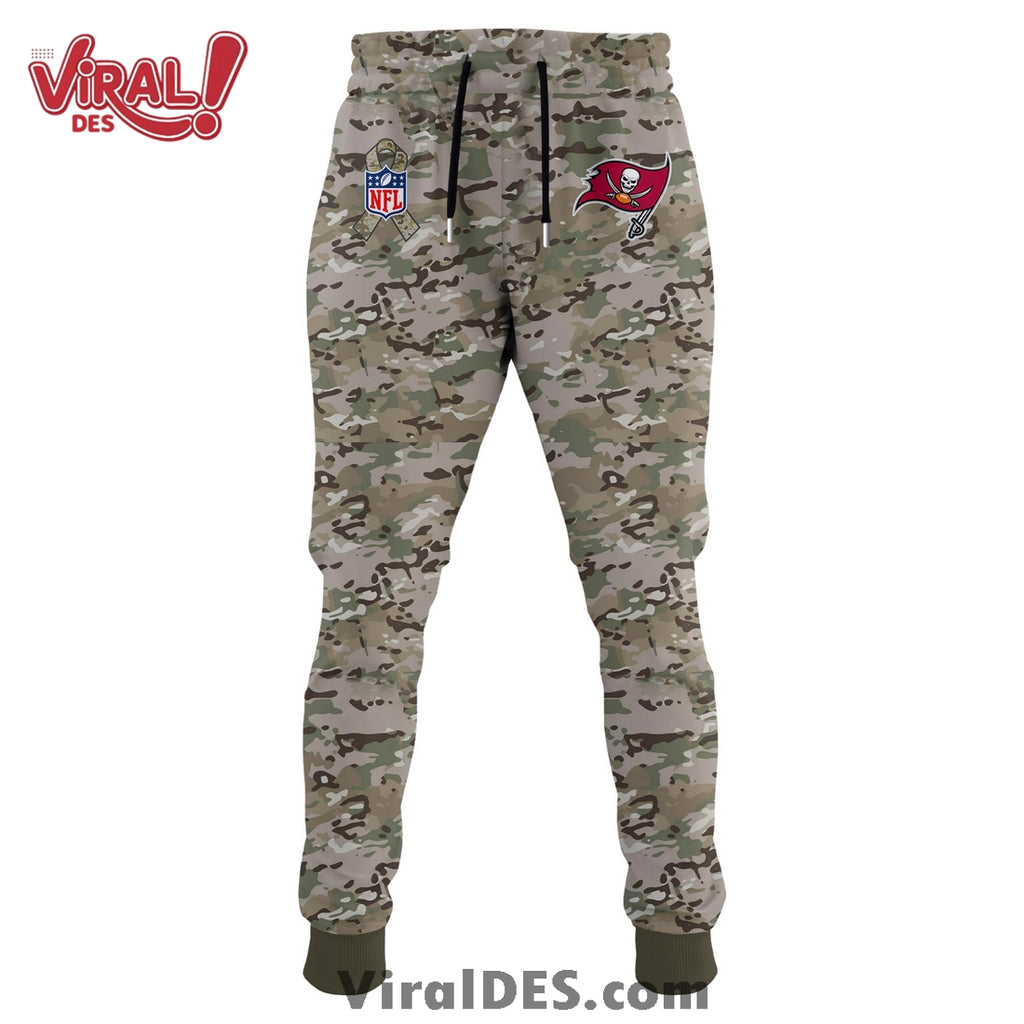 Tampa Bay Buccaneers 2025 Salute to Service Hoodie, Long Pants