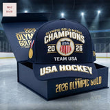 Team USA - Ice Hockey Milano-Cortina Olympic Champions 2026 Cap