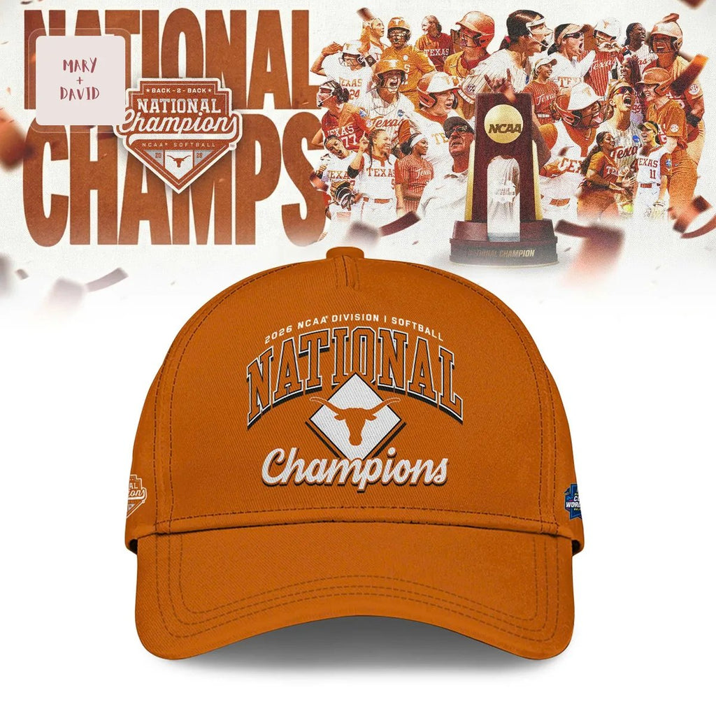 Texas Longhorns 2026 NCAA Women’s Softball National Champions Baseball Jersey