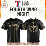Texas Rangers Fourth Wings Night 2026 Jersey