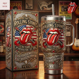 The Rolling Stones 60 Years Of Satisfaction - You Cant Always Get Get What You Want Tumbler