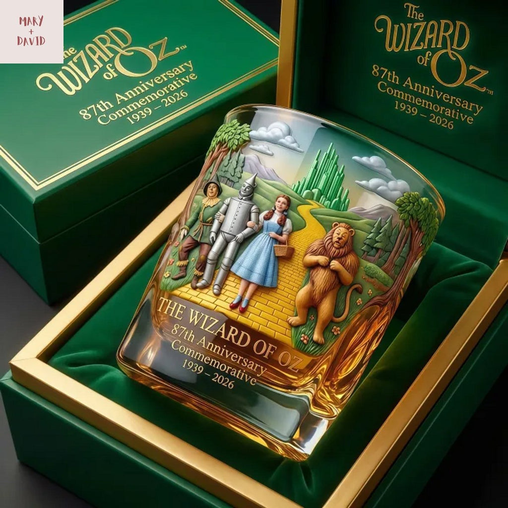 The Wizard Of Oz 87th Anniversary Whiskey Glass