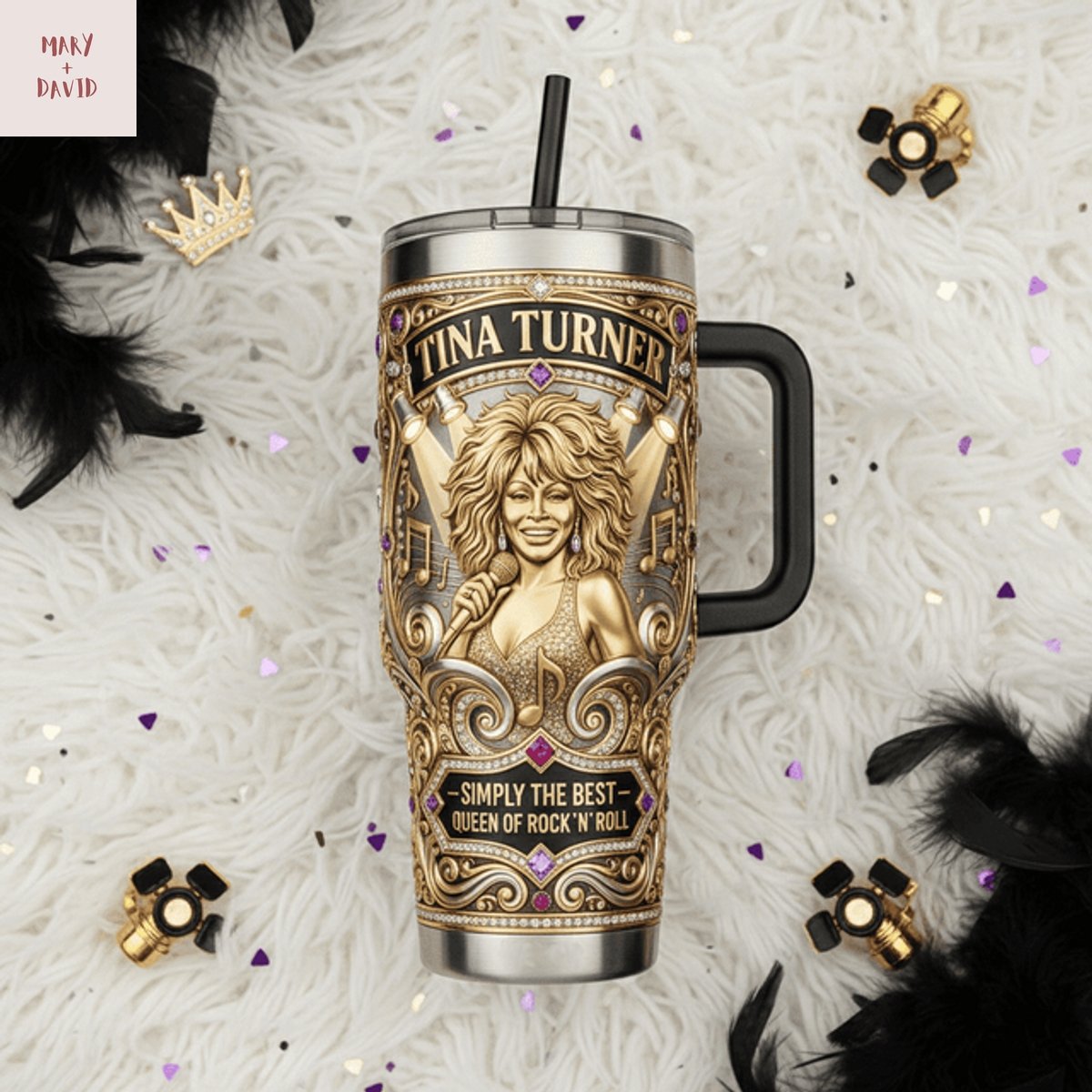 Tina Turner Simply The Best - Queen Of Rock N Roll Tumbler