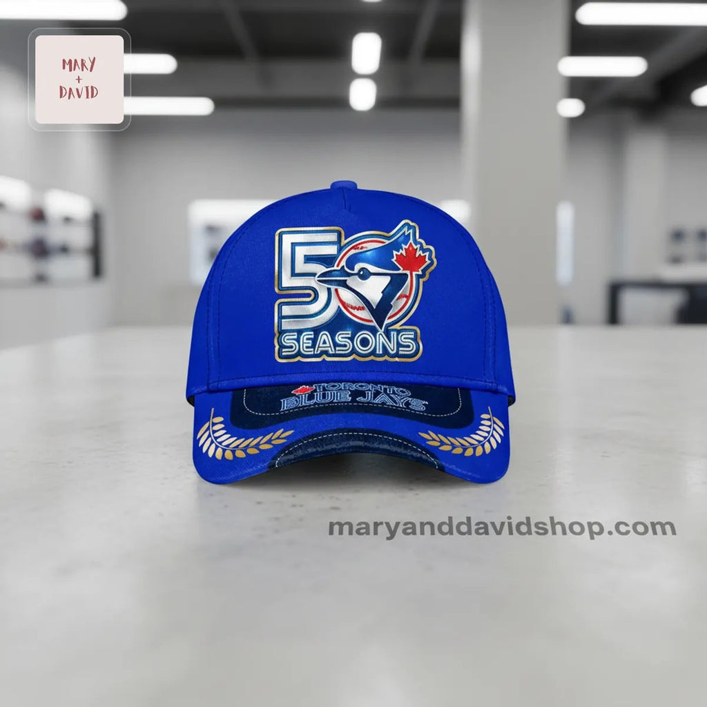 Toronto Blue Jays 50 Seasons Commemorative Baseball Cap