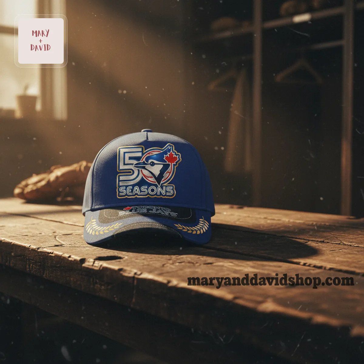 Toronto Blue Jays 50 Seasons Commemorative Baseball Cap