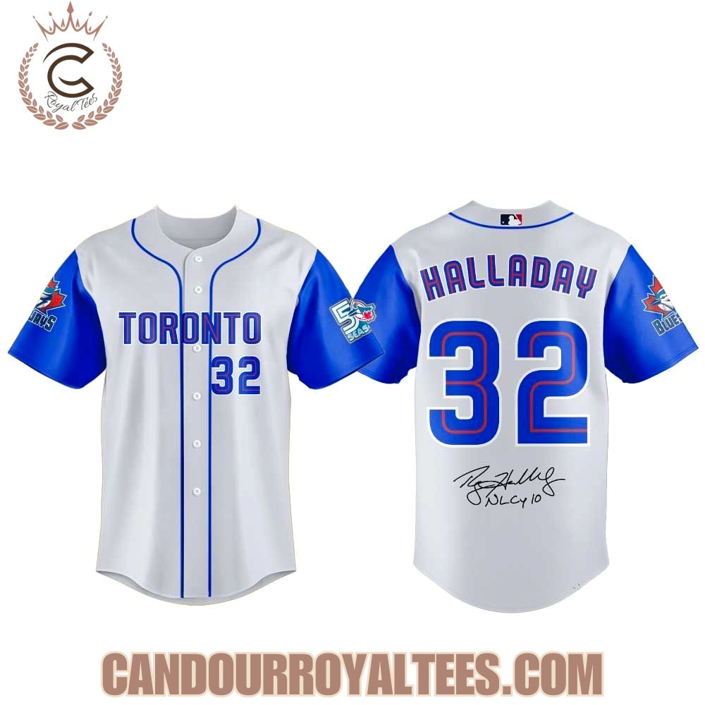 Toronto Blue Jays Roy Halladay Retro Jersey 2026 Jersey