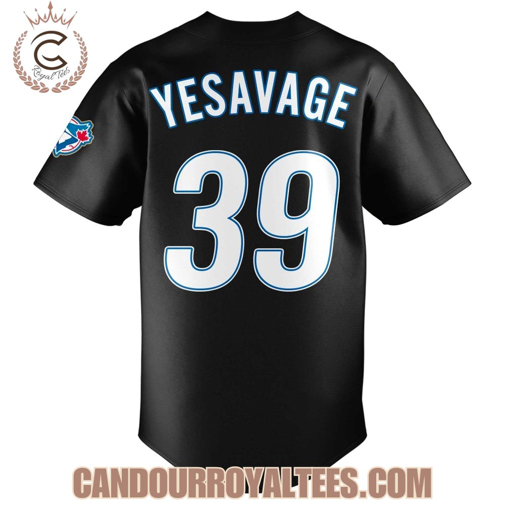 Trey Yesavage #39 Blue Jays Black Flashback Jersey