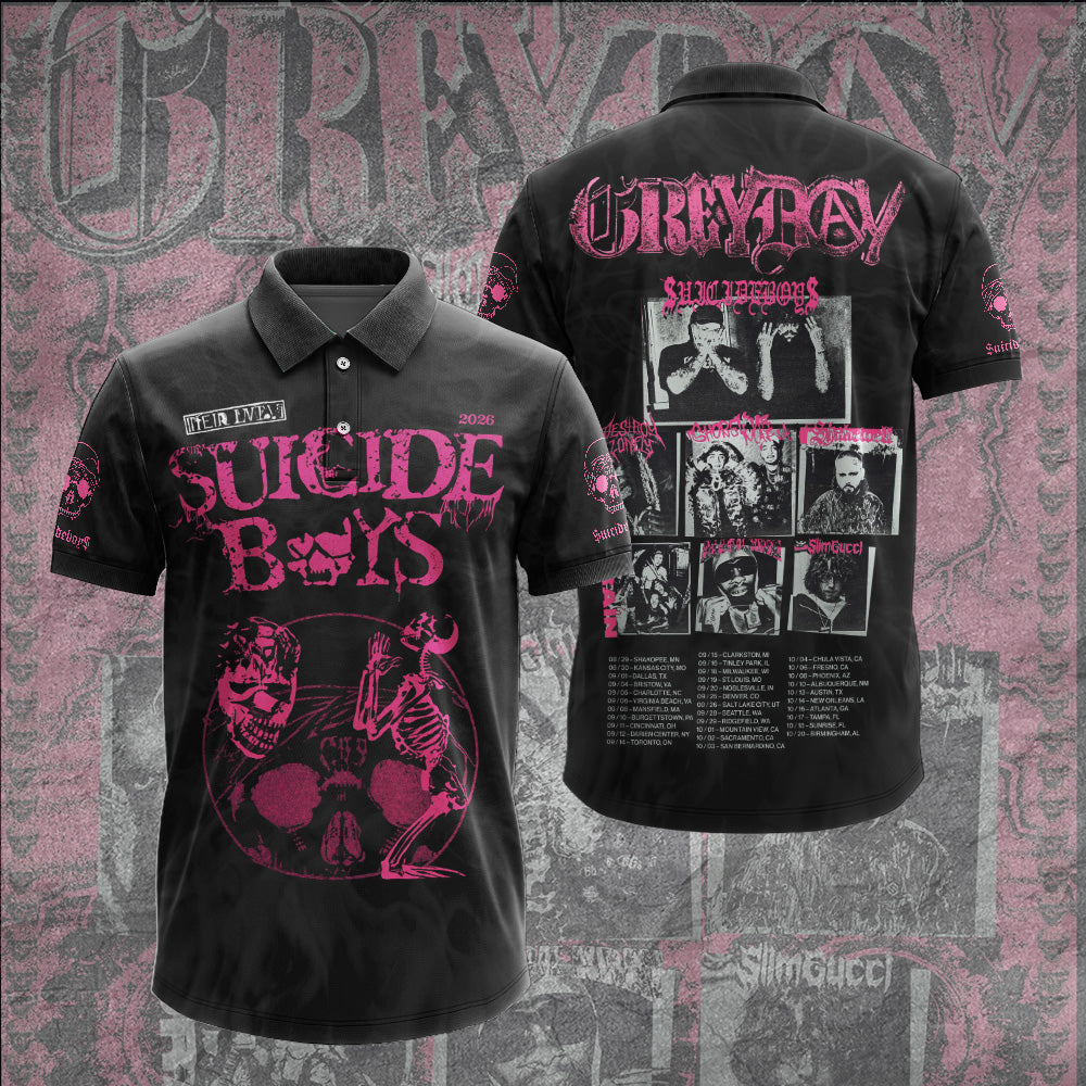 $uicideboy$ Greyday 2026 Tour 3D Apparel – GNE6239