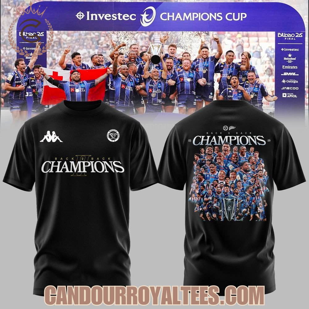 Union Bordeaux Bègles European Champions 2026 Tshirt, Hoodie