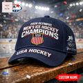 USA Hockey 2026 Olympic Men Ice Hockey Champions Cap