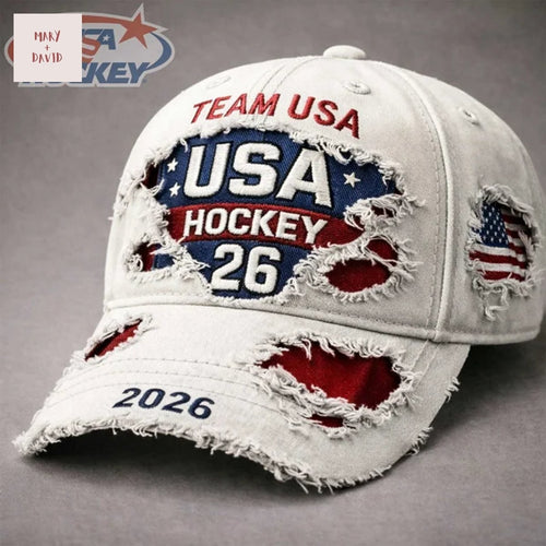 USA Hockey Olympic Gold 2026 Champions Cap