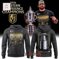 Vegas Golden Knights 2026 NHL Western Conference Champions Charcoal Commemorative Signature Hoodie