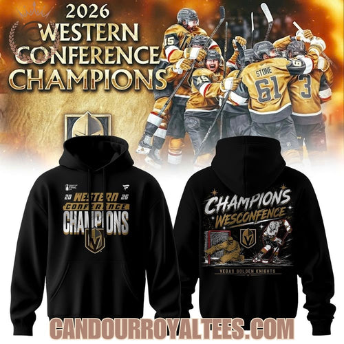 Vegas Golden Knights 2026 Western Conference Champions Hoodie