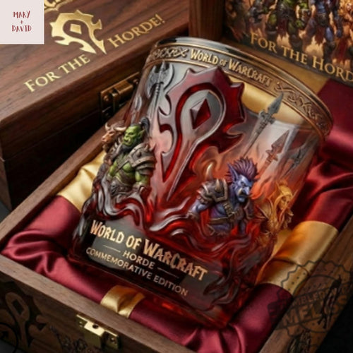 World Of Warcraft Horde Commemorative Whiskey Glass