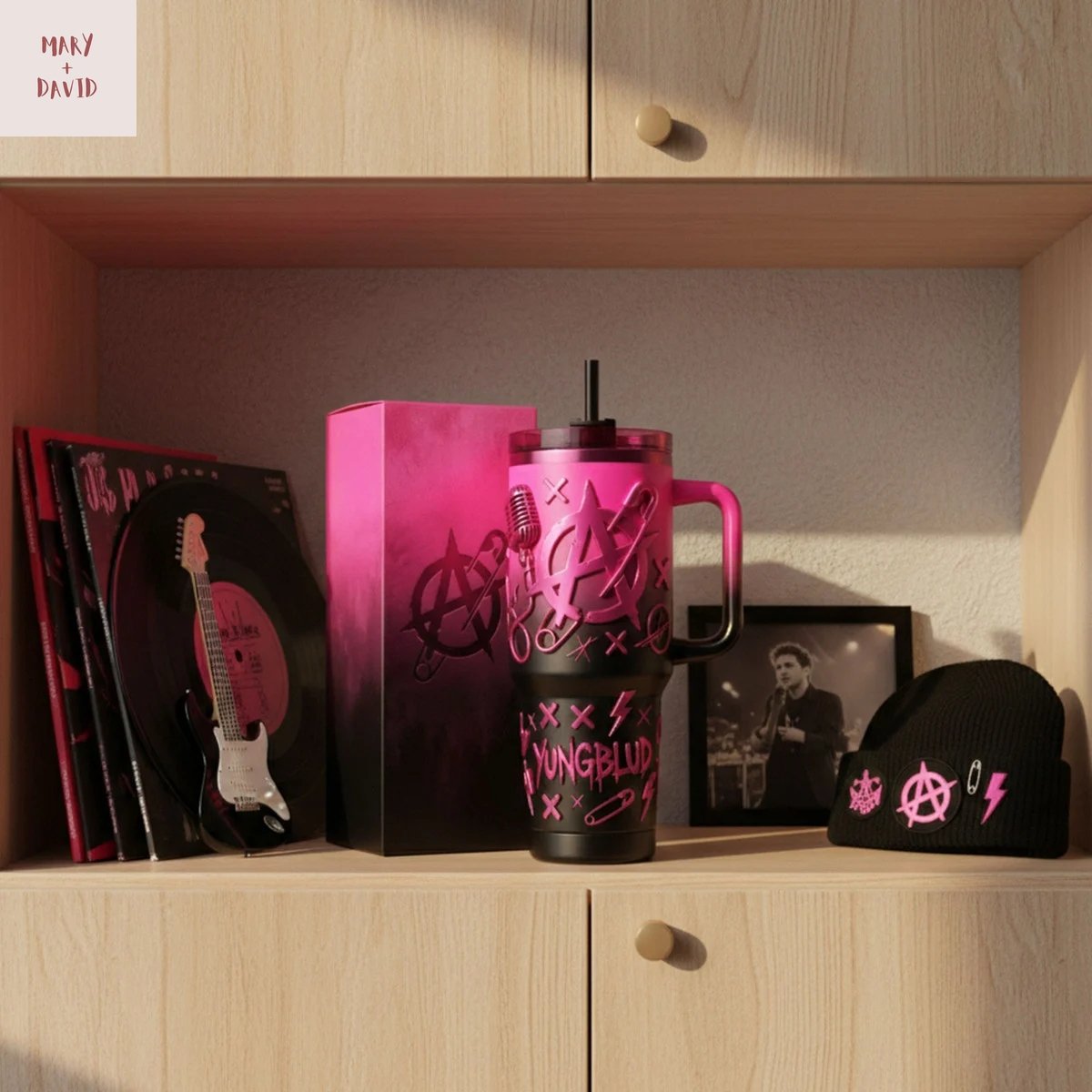 Yungblud Pink Tumbler