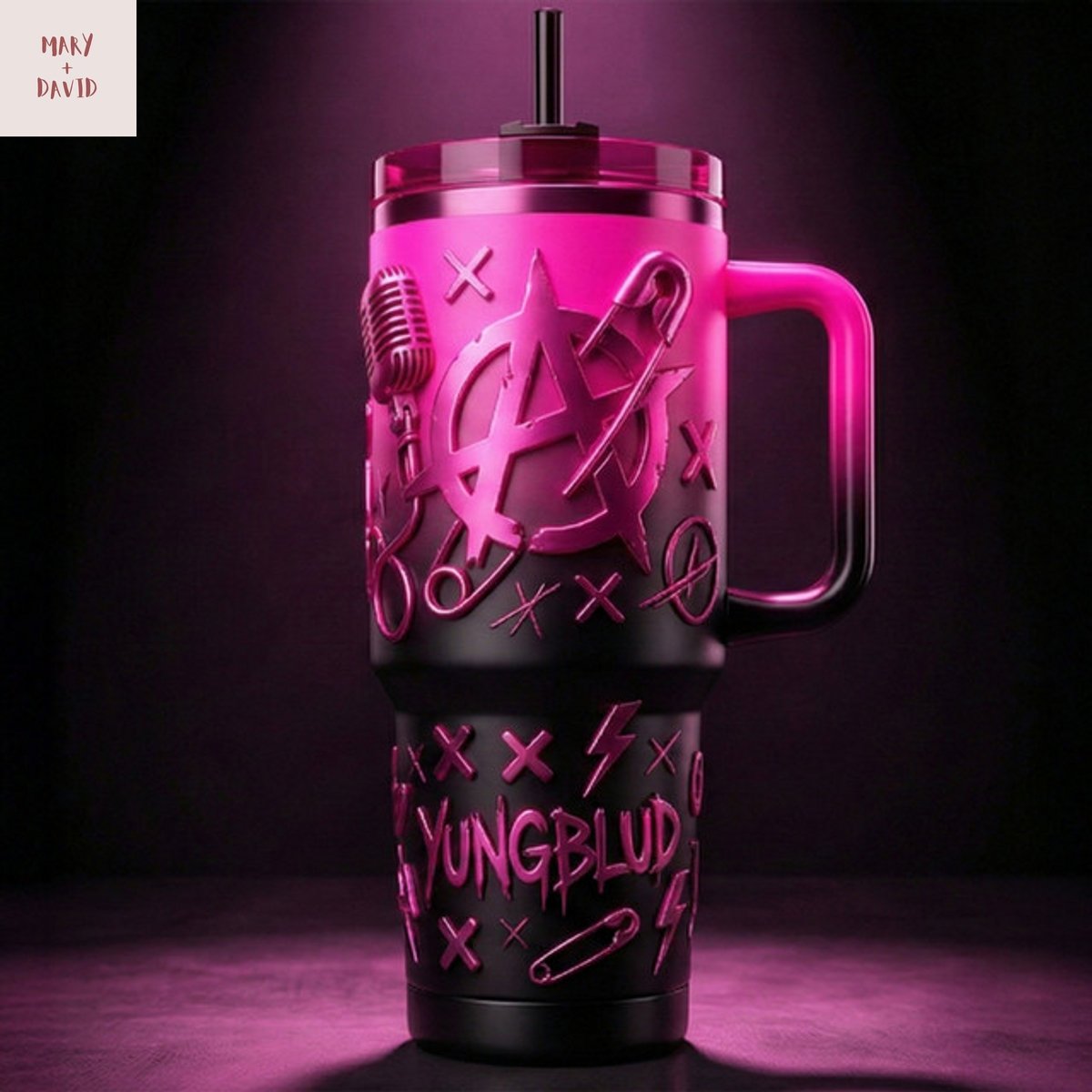 Yungblud Pink Tumbler