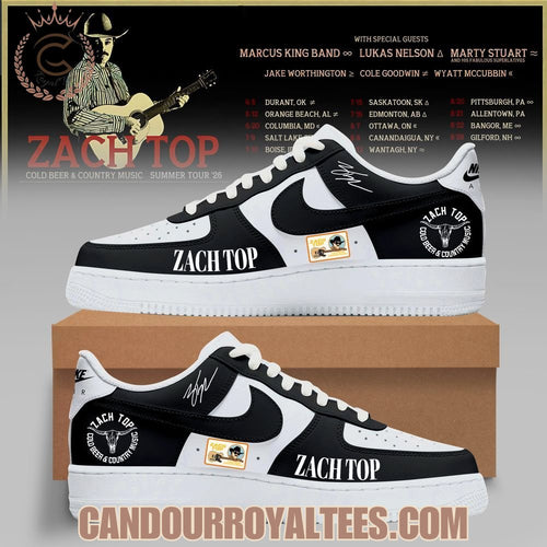 Zach Top Cold Beer & Country Music Summer Tour 2026 Air Force 1